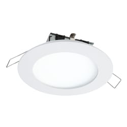 Halo White 4 in. W Plastic LED Canless Recessed Downlight 9.7 W