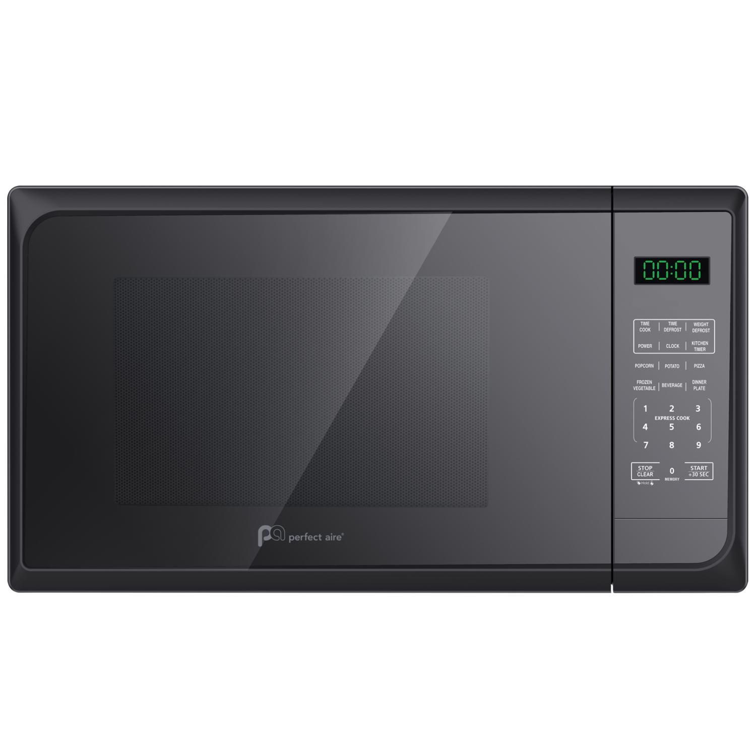 Perfect Aire 1.1 cu ft Black Microwave 1000 W Sansujyuku sansujyuku.com