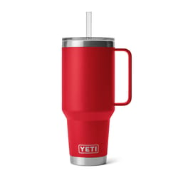 YETI Rambler 42 oz Rescue Red BPA Free Straw Mug