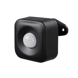 Globe Black/White Plastic Wireless Motion Sensor w/Light