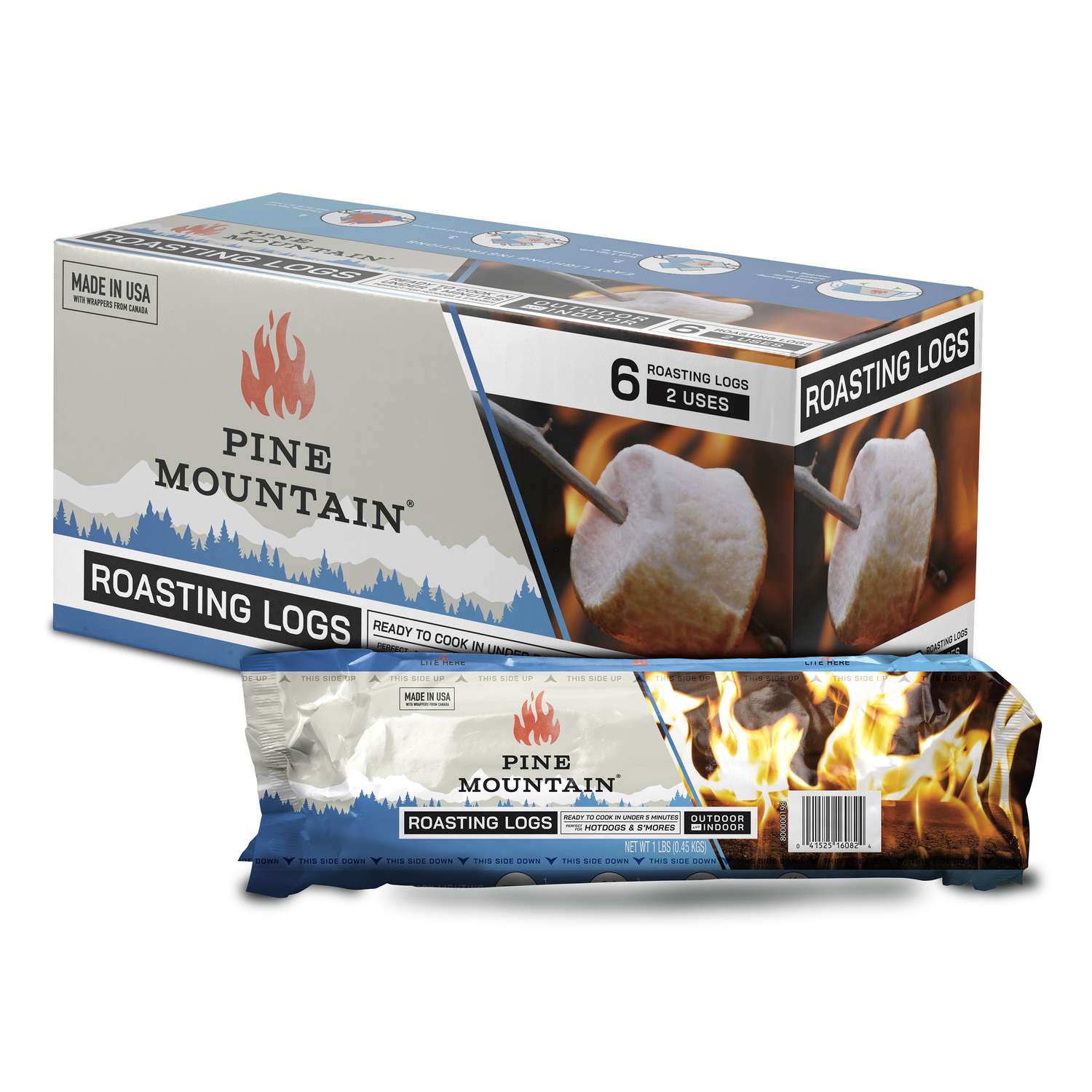 Pine Mountain Roasting Logs 6 pk Ace Hardware