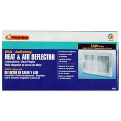 Frost King 3.5 in. H X 4.5 in. W 1-Way Clear Plastic Air Deflector