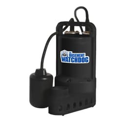 The Basement Watchdog 1/3 HP 3700 gph Thermoplastic Tethered Float Switch AC Submersible Sump Pump