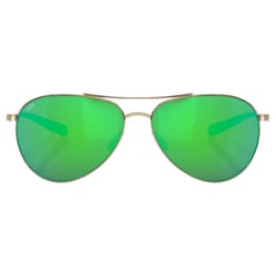 Costa Piper Gold Frame Green Lens Polarized Sunglasses