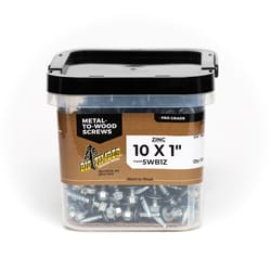 Big Timber Woodbinder No. 10 Sizes X 1 in. L Hex Hex Washer Head Sheet Metal Screws 5 lb 500 pk