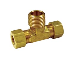JMF Company 3/8 in. Compression 3/8 in. D Compression Brass Reducing Tee