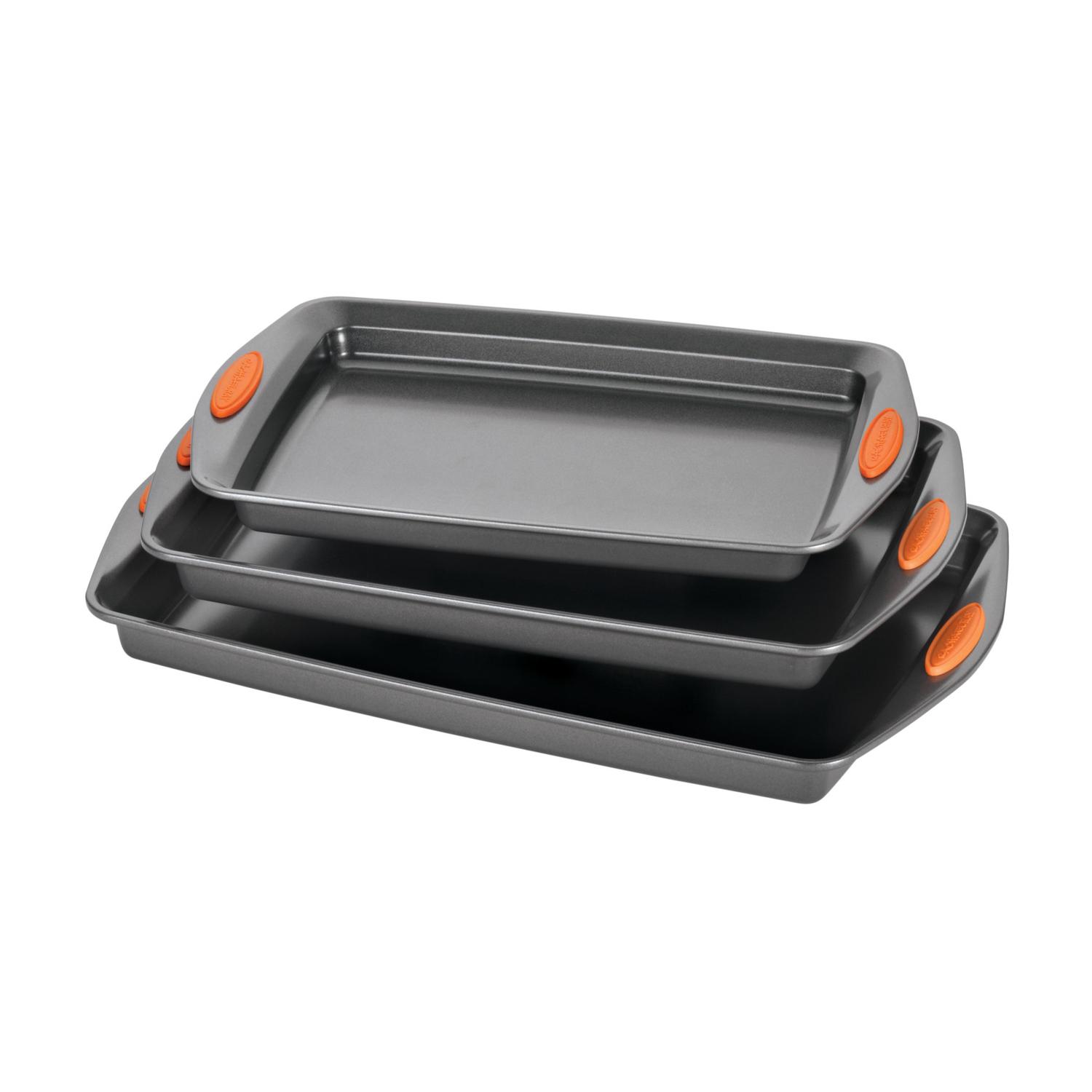 Rachael Ray Yum-O Cookie Sheet Set Black Sansujyuku sansujyuku.com