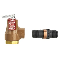 Watts 3/4 in. FIP Bronze Pressure Relief Valve 3/4 in. FIP 1 pc