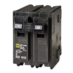 Square D HomeLine 25 amps Surge 2-Pole Circuit Breaker