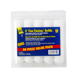 Foam Pro Fine Finisher Foam 6 in. W X 3/8 in. Mini Paint Roller Cover Refill 10 pk