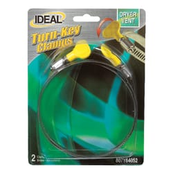 Ideal Tridon 2-1/2 in. 4-1/2 in. 64 Hose Clamp Stainless Steel Turn Key