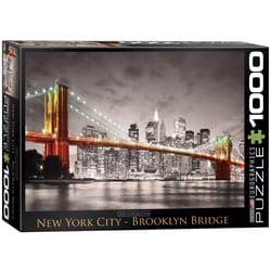 Eurographics New York City Brooklyn Bridge Jigsaw Puzzle Multicolored 1000 pc
