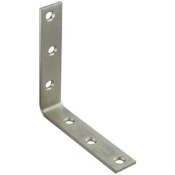 National Hardware 5 in. H X 1 in. W X 0.16 in. D Zinc-Plated Steel Inside Corner Brace