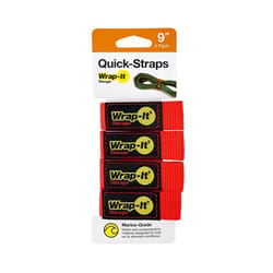 Wrap-It Quick Straps 9 in. L Red Polypropylene Cable Wrap