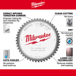 Milwaukee 7-1/4 in. D X 5/8 in. Carbide Tipped Circular Saw Blade 48 teeth 1 pk