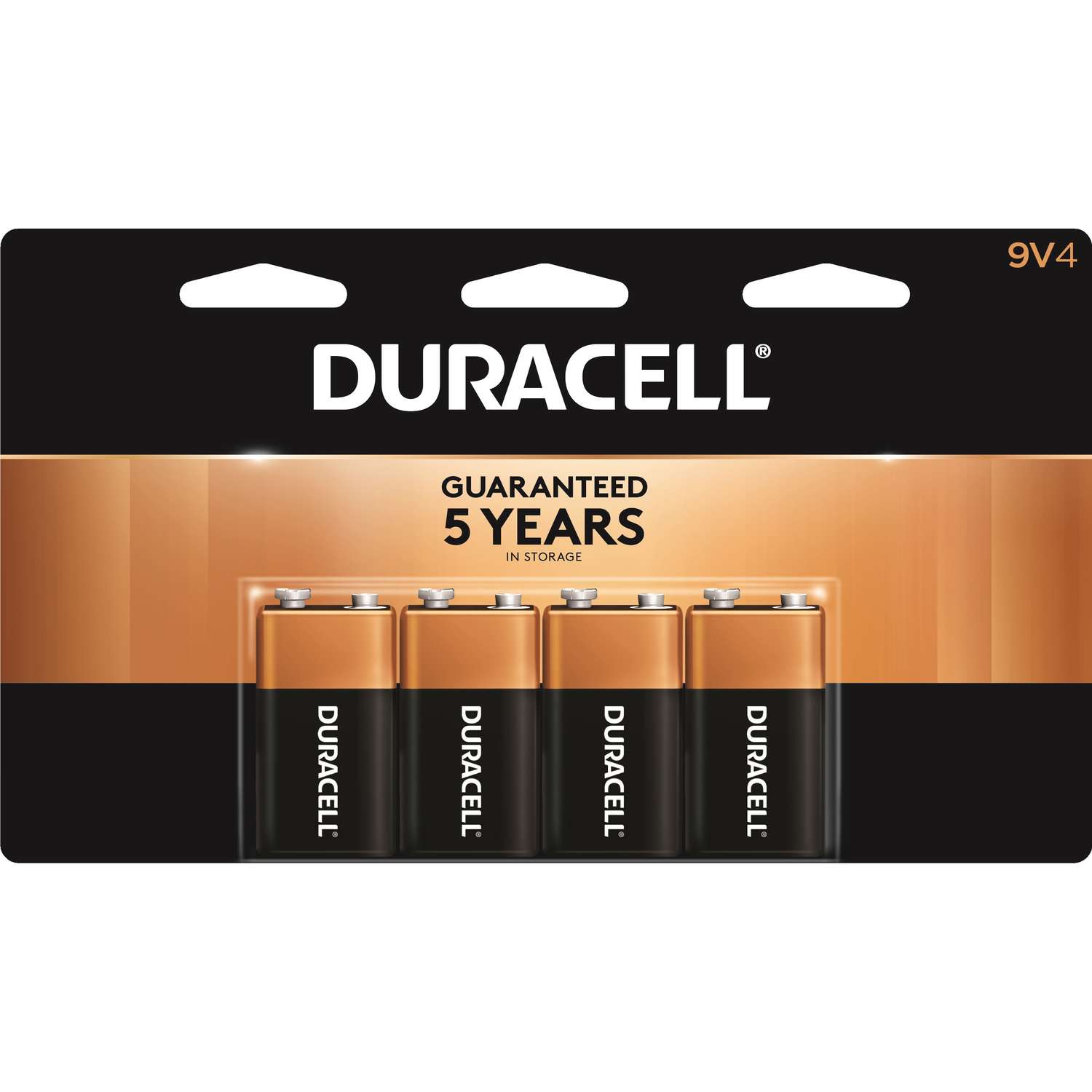 Duracell Coppertop 9-Volt Alkaline Batteries 4 pk Carded - Ace Hardware