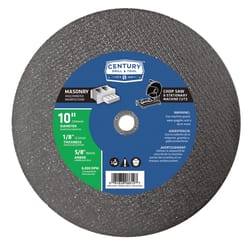 Century Drill & Tool 10 in. D X 5/8 in. Fiberglass C24R Masonry Cutting Saw Blade 1 pc