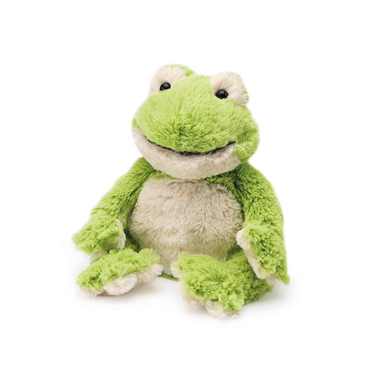 Warmies Frog Stuffed Animal Green/White