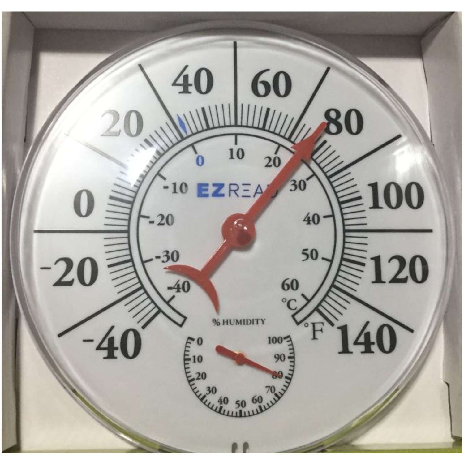 Headwind EZRead Hygrometer/Thermometer Plastic White 8 in. Ace Hardware