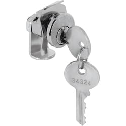 Prime-Line Brushed Nickel Steel Clockwise Mailbox Lock