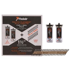 Paslode ProStrip 1-1/2 in. L Paper Strip Brite Fuel and Nail Kit 30 deg 1 pk