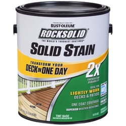 Rust-Oleum RockSolid 2X Solid Tintable Tint Base Water-Based Acrylic Stain 1 gal