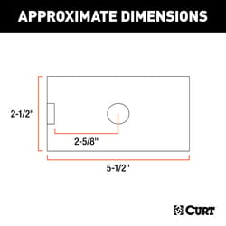 CURT Ball Mount Reducer