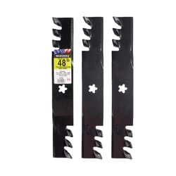 MaxPower 48 in. Mulching Mower Blade Set For Riding Mowers 3 pk