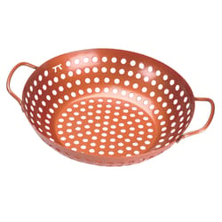 Outset Cast Iron Grill Wok 13.5 in. L X 10.75 in. W 1 pk