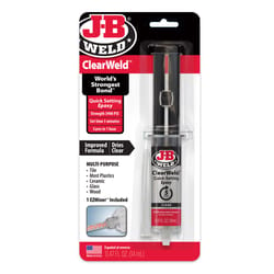 J-B Weld Clear Weld High Strength Epoxy Syringes 0.47 oz