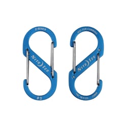 Nite Ize S-Biner Aluminum Blue Dual Carabiner Key Chain