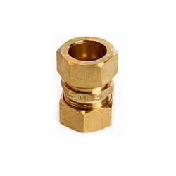 ATC 7/8 in. Compression 7/8 in. D Compression Yellow Brass Union