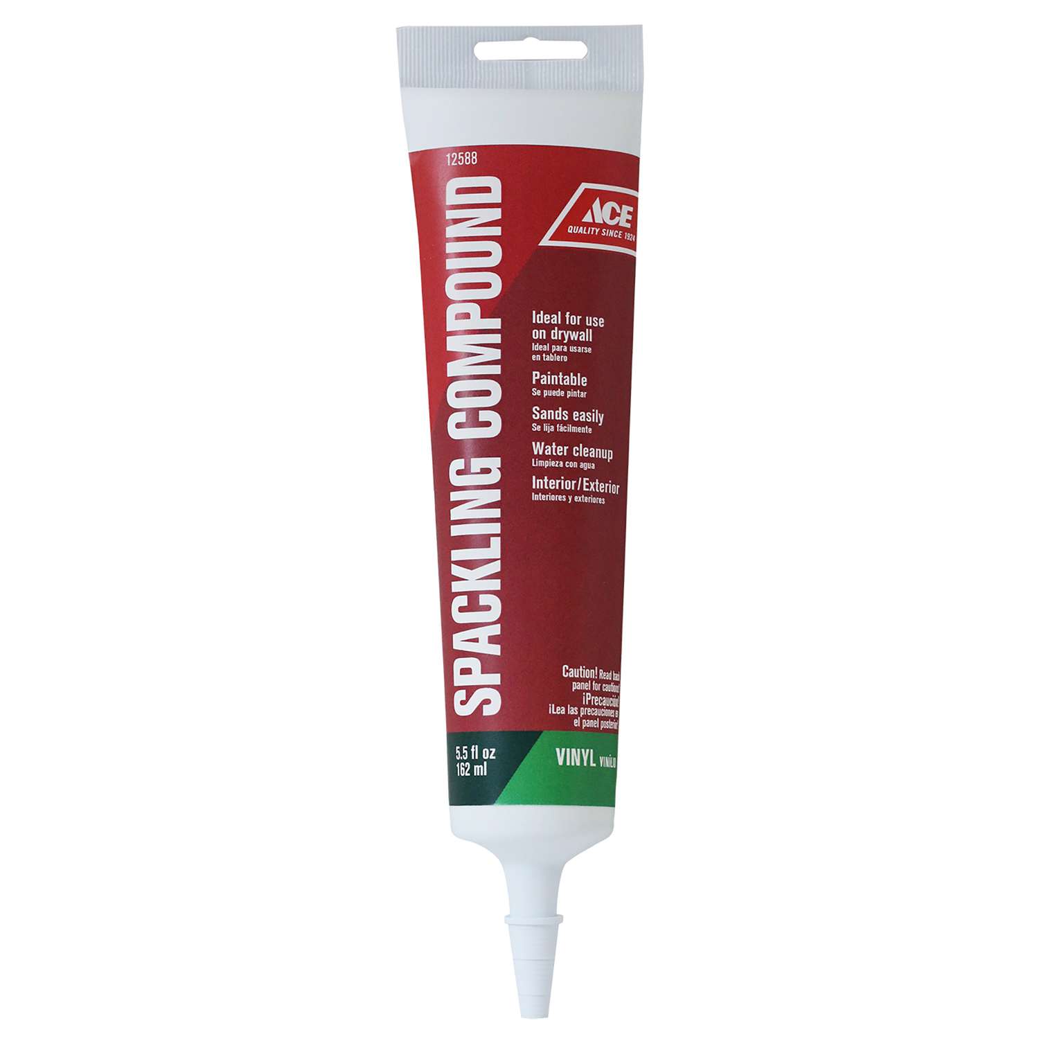 Ace Vinyl Ready to Use White Spackling Compound 5 5 oz Ace Vinyl Ready to Use White Spackling Compound 5 5 oz