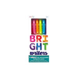 OOLY Bright Writers Assorted Ball Point Pen 6 pk