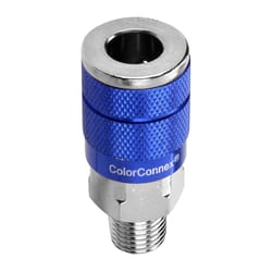 Legacy ColorConnex Aluminum/Steel Air Coupler 1/4 in. 1 pc