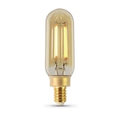 Feit T8 E12 (Candelabra) LED Bulb Amber 40 Watt Equivalence 1 pk