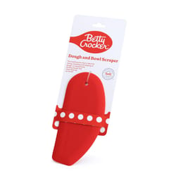 Betty Crocker Red Silicone Dough and Bowl Scraper