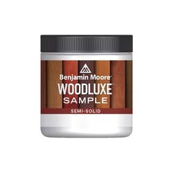 Benjamin Moore Woodluxe Semi-Solid White Water-Based Acrylic Latex Deck and Siding Stain 8 oz