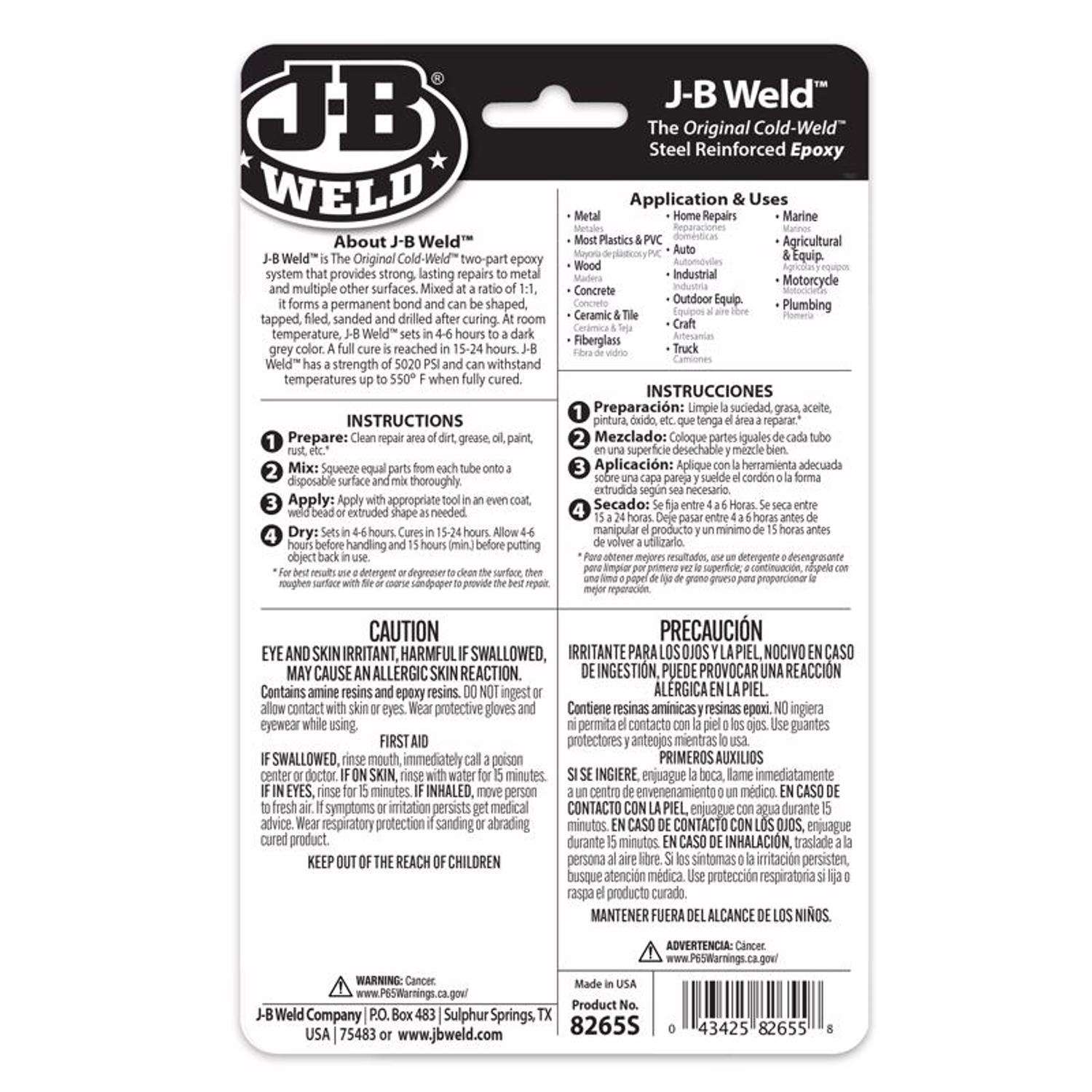 J-B Weld High Strength Automotive Epoxy Paste 1 oz - Ace Hardware