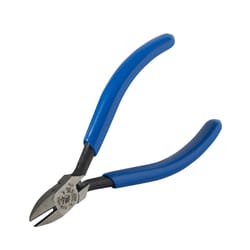 Klein Tools 4.3 in. Plastic/Steel Semi-Flush Diagonal Cutting Pliers