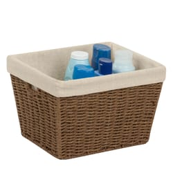 Honey-Can-Do 10 in. L X 12 in. W X 8 in. H Brown Rope Basket