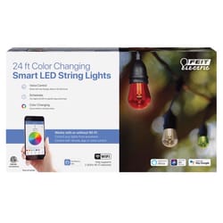 Feit Smart Home LED Mix N Match Smart String Lights Multicolored 24 ft. 12 lights