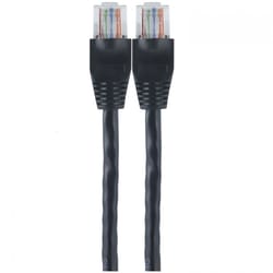 GE 12 ft. L Ethernet Cable CAT 5E