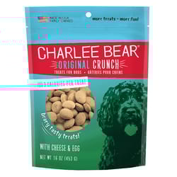 Charlee Bear Original Crunch Cheese and Egg Biscuit For Dogs 16 oz 1 pk