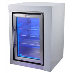 Mont Alpi Outdoor Fridge Stainless Steel 35 in. H X 25 in. W X 23 in. L