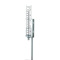 Conant Gray Glass/Metal 6.5 in. H X 1.75 in. L X 1.75 in. W Rain Gauge Garden Stake