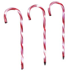 Celebrations Clear 27 in. Candy Cane Pathway Decor