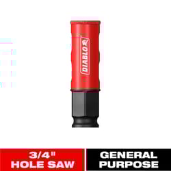 Diablo 3/4 in. Diamond Grit 5.52 in. L X 1/4 in. D Hole Saw