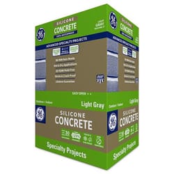 GE Advanced Light Gray Silicone 2 Concrete and Masonry Caulk Sealant 10.1 oz