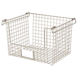 InterDesign Classico 7.75 in. H X 12 in. W X 10 in. D Stackable Storage Basket Set